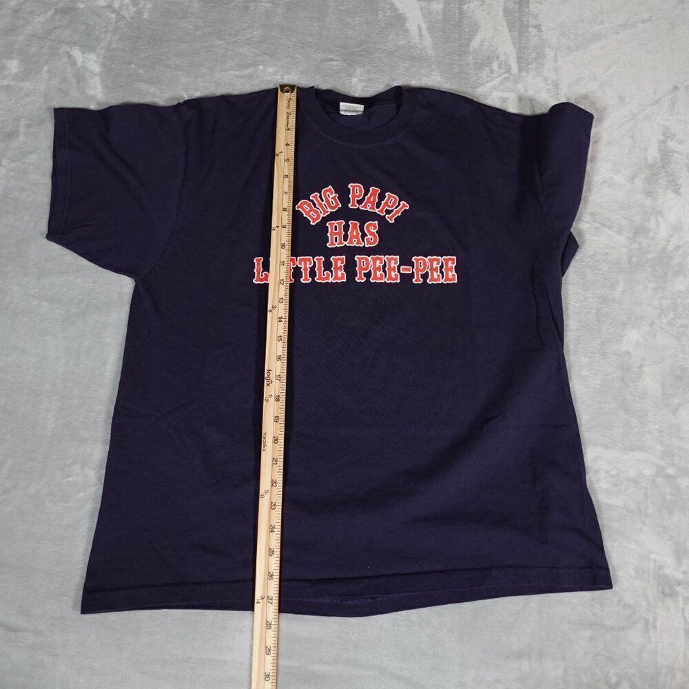 Chicago Cubs David Ortiz Big Papi Humor T Shirt Mens XL Slim Fit Funny Retro - Picture 9 of 9